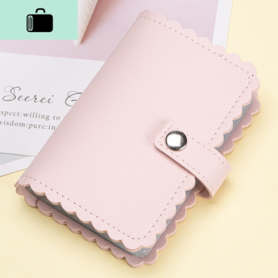 防消磁卡包女小巧简约个性迷你小清新韩版男时尚钱包一体包大容量NEW LAKE