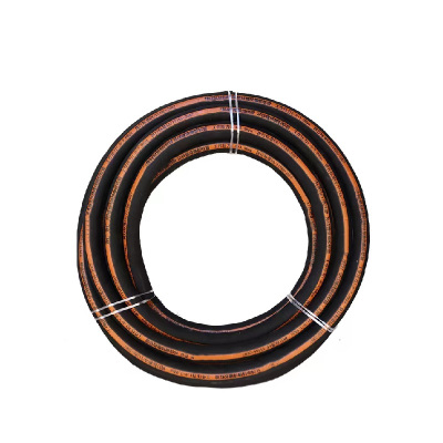 盛京联硕高压胶管黑色缠绕夹布橡胶管空气胶管 内径75mm 6层线 工作压力20公斤 20米卷