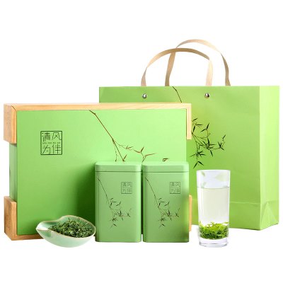 源御露清风为伴甘草茶250g小叶苦丁茶 四川叶苦丁茶叶清风为伴礼盒装