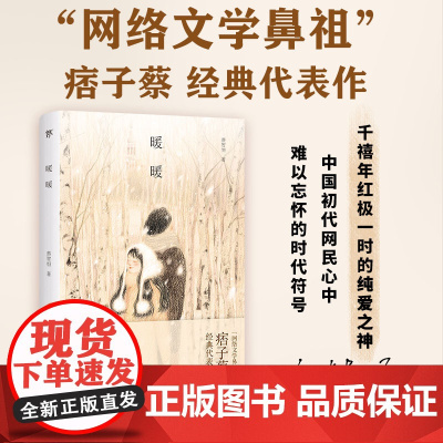 暖暖(痞子蔡印签版,千禧年纯爱之神经典作品,每增加一岁,纯真便死 蔡智恒,创美工厂 出品 花城出版社 正版书籍