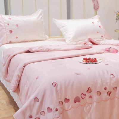 家柏饰(CORATED)60支双面天丝夏凉被可水洗机人双人被芯春秋夏季薄被子空调被