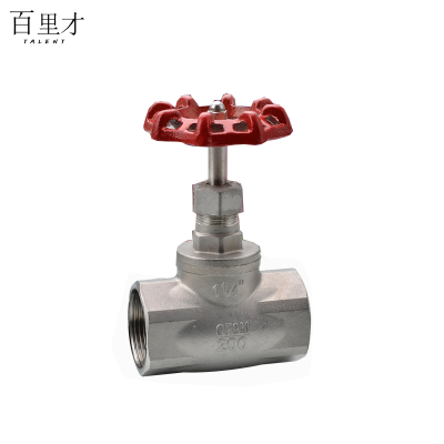 不锈钢丝扣截止阀 DN80 个