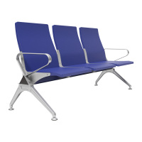 科朔 公共椅公共排椅银行等待椅机场等待椅排椅 三人位KS-T52-03B