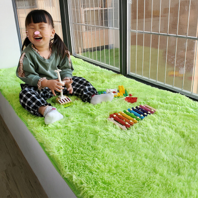 美帮汇长毛绒飘窗垫卧室装饰窗台垫四季通用毛毛垫子阳台坐垫定做