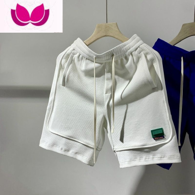 七斓潮牌运动短裤男夏季宽松休闲大裤衩美式复古高街痞帅篮球五分裤子