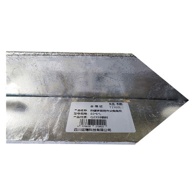 廷穗(TINGSUI)热镀锌铁制件尖角角钢Q235-6*60*1500mm 根