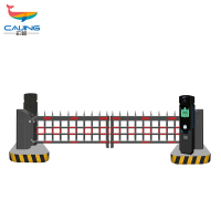 CJ-NFKJ02一进一出车牌识别系统×1套+3m-4.5M广告道闸×2