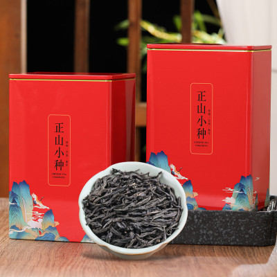 痴福 花香小种武夷红茶浓香型茶叶花果香正山小种礼罐装500克