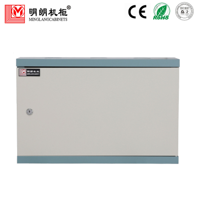 明朗机柜 壁挂小机柜网络机柜3U 2U落地壁挂两选小机柜 540*140*350 2U
