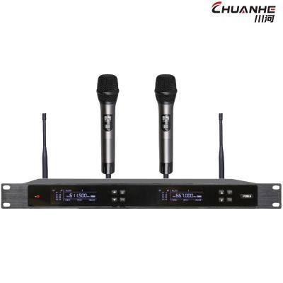 川河 真分集无线一拖二手持麦克风 CHE-AN1022 套