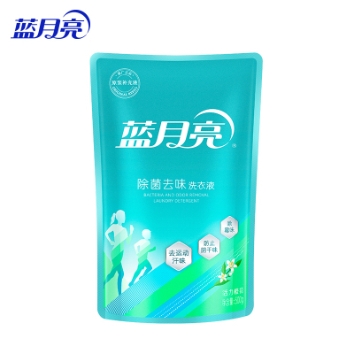 蓝月亮 除菌去味洗衣液 橙花香 去味抑味 深层洁净 去污留香 袋装补充 500g*1袋