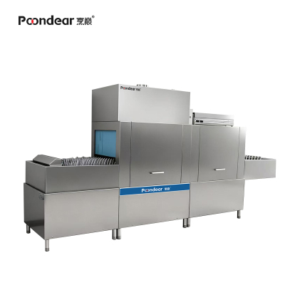 烹巅(Poondear) 长龙洗碗机 一主洗一漂洗一烘干 FC-3900