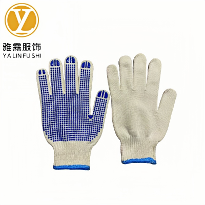 雅霖服 黄金棉点珠手套YLF-ST953 双