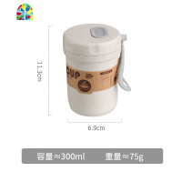 封后上班族带饭的饭盒学生可装汤餐盒带餐具可微波炉加热易清洗便当盒 FEN 粉色1.4L+汤罐粉色+小鱼饭盒袋饭盒袋颜色随