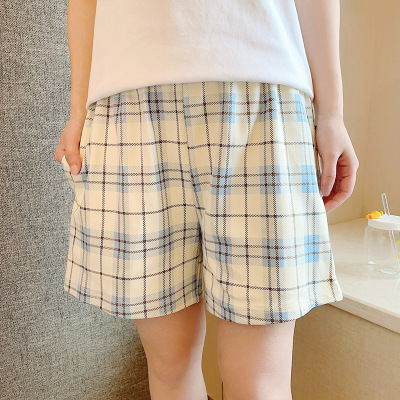 夏季棉质薄款短裤男女通穿休闲宽松加大码夏天情侣居家短裤可外穿