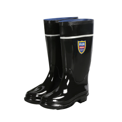 九州缘 BD1AX422101Z2H 高筒反光条PVC雨靴 39-45码(计价单位:双) 黑色 39码-45码