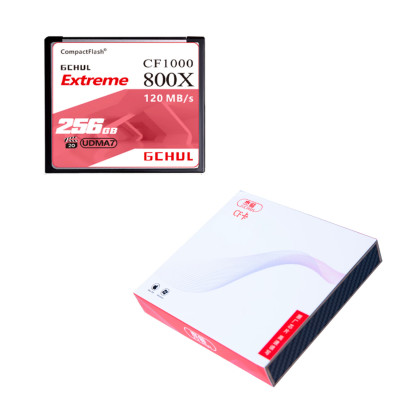 杰储(GCHUL) CF1000 256G CF卡 存储卡 (计价单位:张) 灰色