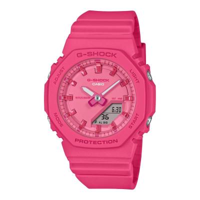 CASIO 男士手表 GMA-P2100PP-4A活力粉彩石英环保树脂表带运动休闲手表