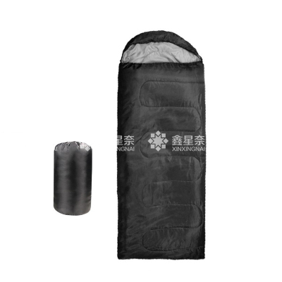 鑫星奈 XXN3112012 信封睡袋户外露营睡袋中空棉 2.4kg黑色