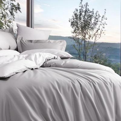 美帮汇家纺100支全棉四件套素色全棉长绒棉卡普里微风Y