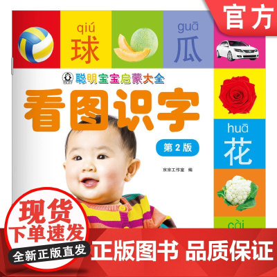 正版 聪明宝宝启蒙大全 看图识字 第2版 京京工作室 认知 识字课 启蒙 感知 机械工业出版社
