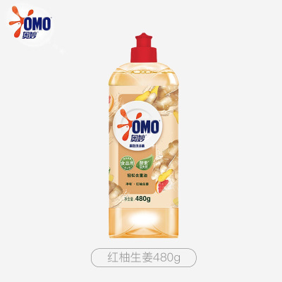 奥妙 洗洁精 家用去油果蔬宝宝餐具净 红柚生姜 480g