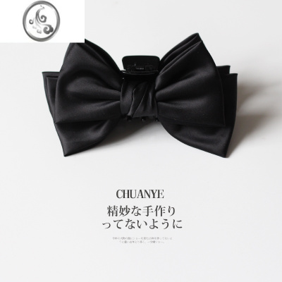 JiMi高颅顶蝴蝶结鲨鱼夹女网红气质抓夹大号日韩简约夹子头饰发夹