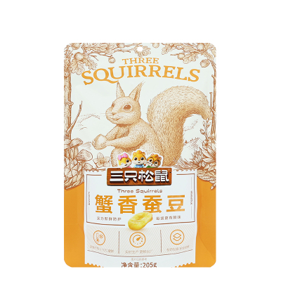 三只松鼠蟹香蚕豆休闲零食特产炒货蟹香蚕豆205g*1袋