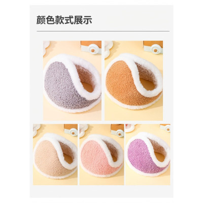 匹牧 PM-EZ-G019 耳罩 灰色 大号女士泰迪绒直径15cm 10个 单位:个 粉色