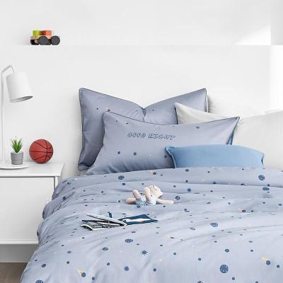 美帮汇60支床上四件套全棉全棉床单被套儿童三件套床品套件