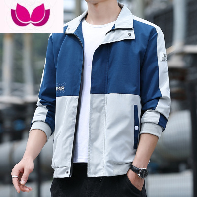 七斓2022年春季新款男装工装夹克男士韩版潮流休闲风衣百搭外套男衣服