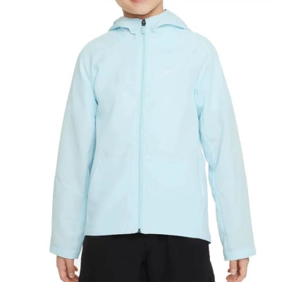 NIKE耐克连帽外套运动休闲舒适梭织大童夹克DO7095-474 D