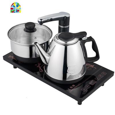 自动上水电热水壶套装家用抽水茶台烧水壶一体茶桌嵌入式泡茶专用 FENGHOU 全自动[201款]自动旋转水柱