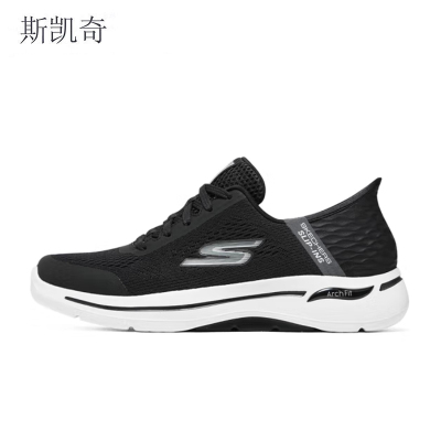 斯凯奇 男春季网面跑步鞋 216258/BLK-11 双