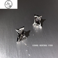 JiMiyyds 高级感小众不规则锆石耳钉2023年新款潮冷性ins风耳环耳饰女