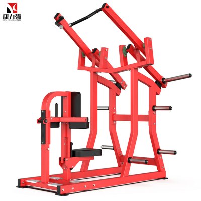 康力强商用悍马系列KLQ910分动式前高拉背健身房挂片式自由力量器