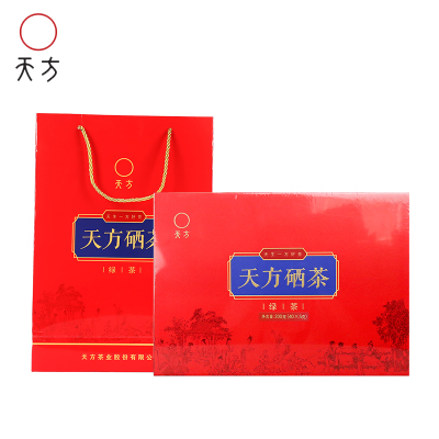 2025年新茶春茶安徽天方茶叶200g一级硒茶 雨前浓香耐泡型高山绿茶 炒青绿茶 茶叶礼盒装石台硒茶
