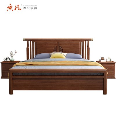 质凡 新中式实木床家用双人床