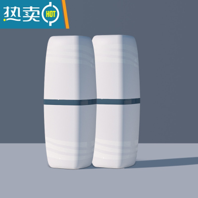 敬平学生寝室漱口杯带盖子牙刷牙膏用品专用杯子便携式洗漱套装宿舍遬 白色[2个装]洗漱杯