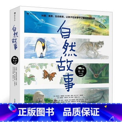 自然故事第一辑 [正版]自然故事第一二三辑4-8岁儿童自然科普启蒙绘本 浪花朵朵童书 亲子共读故事绘本