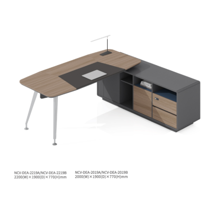 奥派克(AOPIK) 办公桌 W2000*D1900*H770 简约式现代职员常用 配色高级的