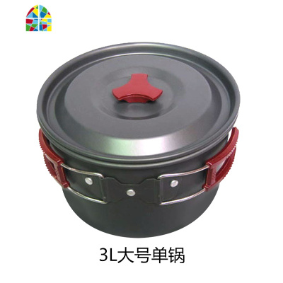 凹凸 2-3人户外套锅野营锅 便携式野营炊具 户外野餐锅 野营不粘 FENGHOU DS301