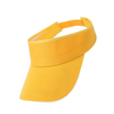 阿祺果 帽子 空顶防晒 黄色 顶