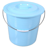 水桶10升 带盖蓝色