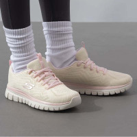 斯凯奇女款跑步运动鞋12615/NTPK-10双