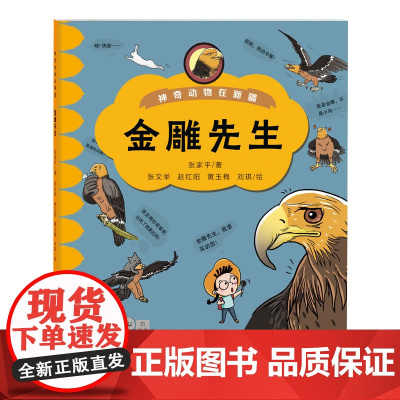 金雕先生/神奇动物在新疆 科普+童话+绘本 飞行速度世界第三但却可能跑不过兔子 大美新疆神奇动物