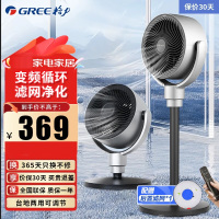 格力(GREE)电风扇家用空气循环扇卧室办公立式落地扇直流变频遥控电扇轻音节能摇头换气扇FXDZ-20X62Bbg3