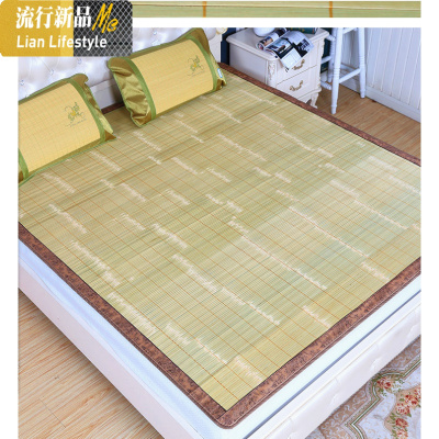 天然本色双面大包边1.2米0.9无染色宽大竹片加厚竹凉席1.5米1.8米 三维工匠凉席/凉枕