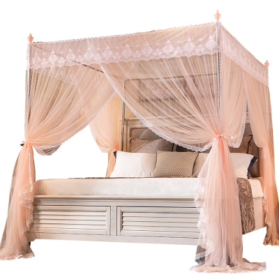 美帮汇三开廷蚊帐 欧式落地式 1.5家用夏天1.8m床单双人2.0米床1.2