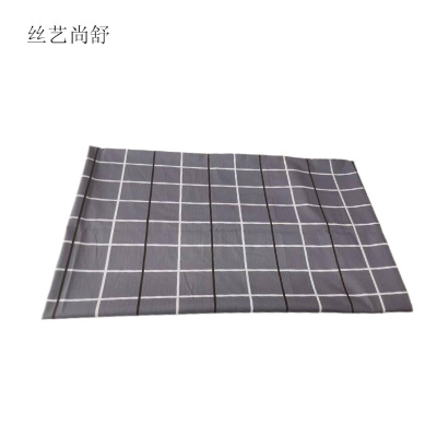 丝艺尚舒 纯棉床单 格子 1200x2300mm /条